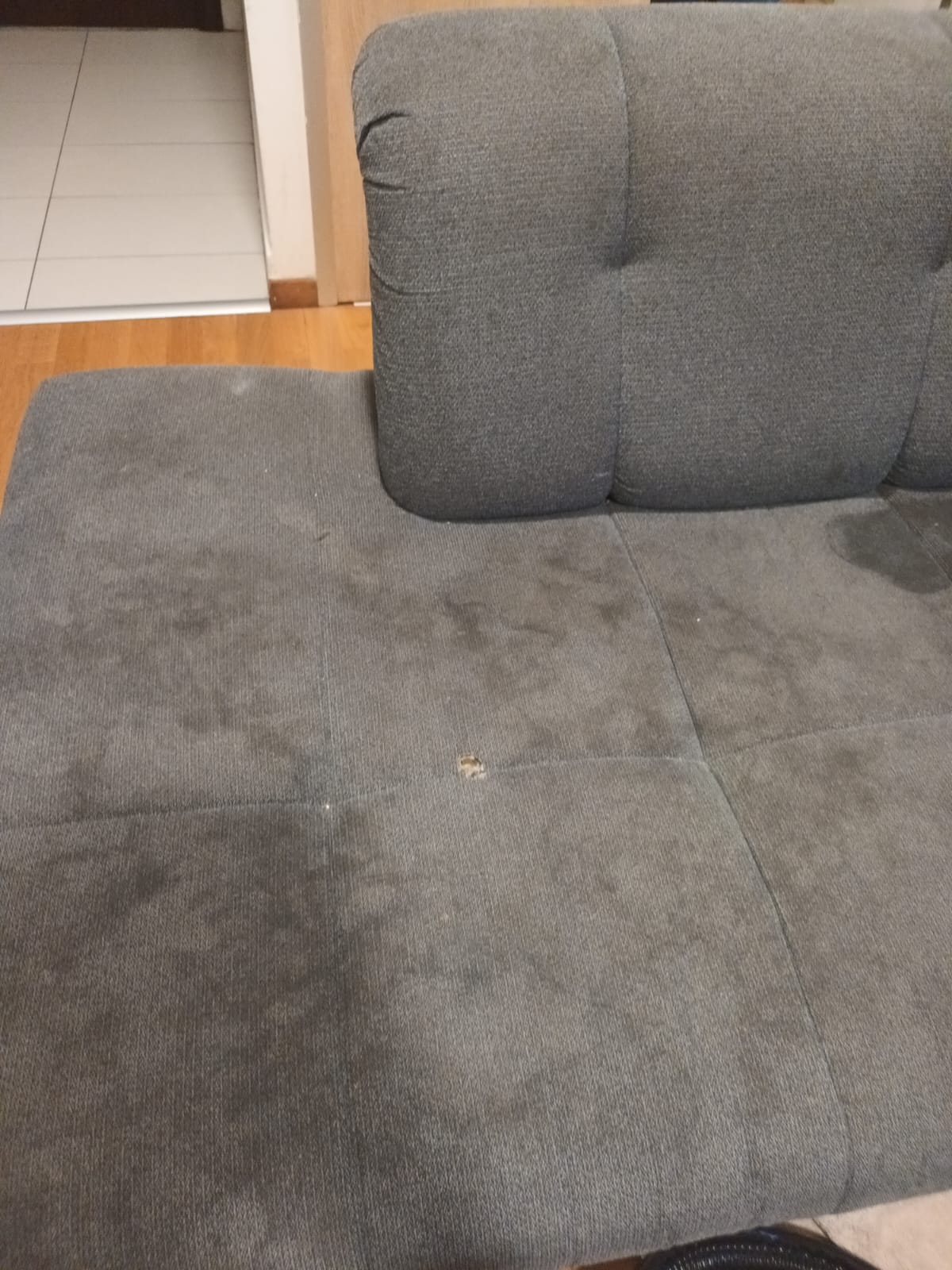 Kutna garnitura prije dubinskog čišćenja - SantClean